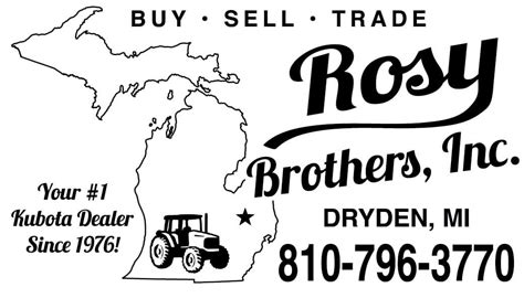 rosy brothers|rosy brothers dryden michigan.